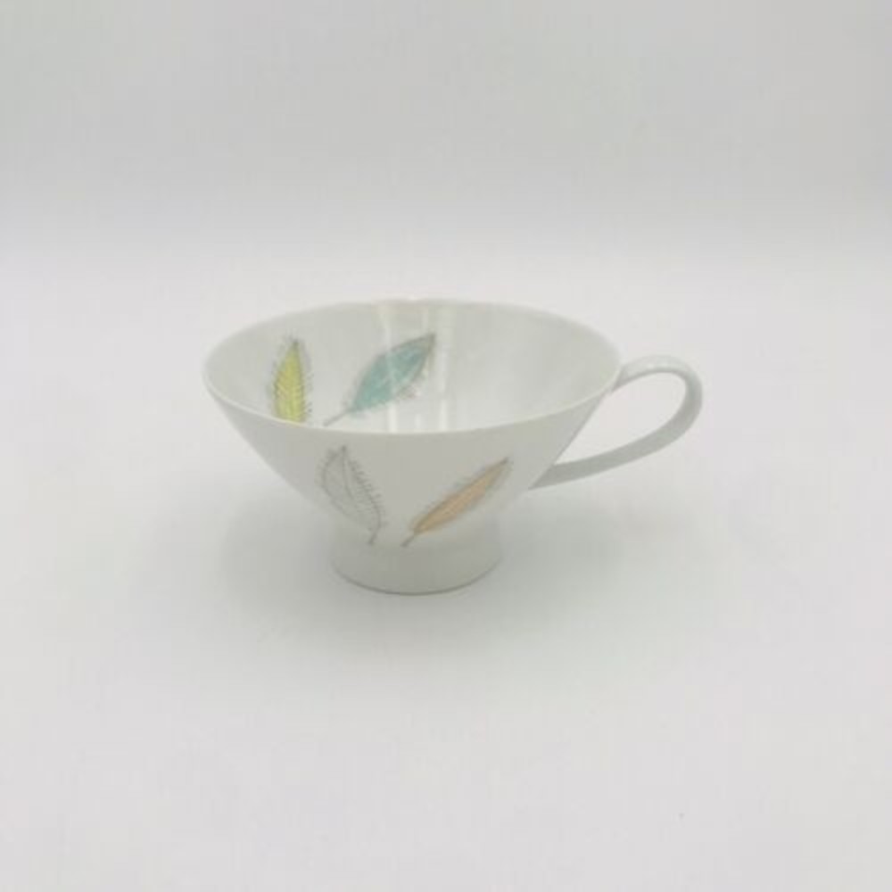 Rosenthal Bunte Blatter Tea Coffee Cup Atomic Leaves Vintage MCM China Germany